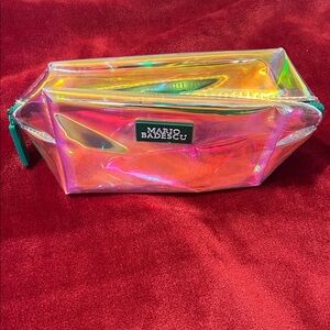 Mario Badescu Iridescent Holographic Pouch - Pink, Gold, Green Shift